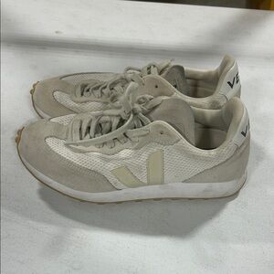 Veja Off-White and Cream Sneakers